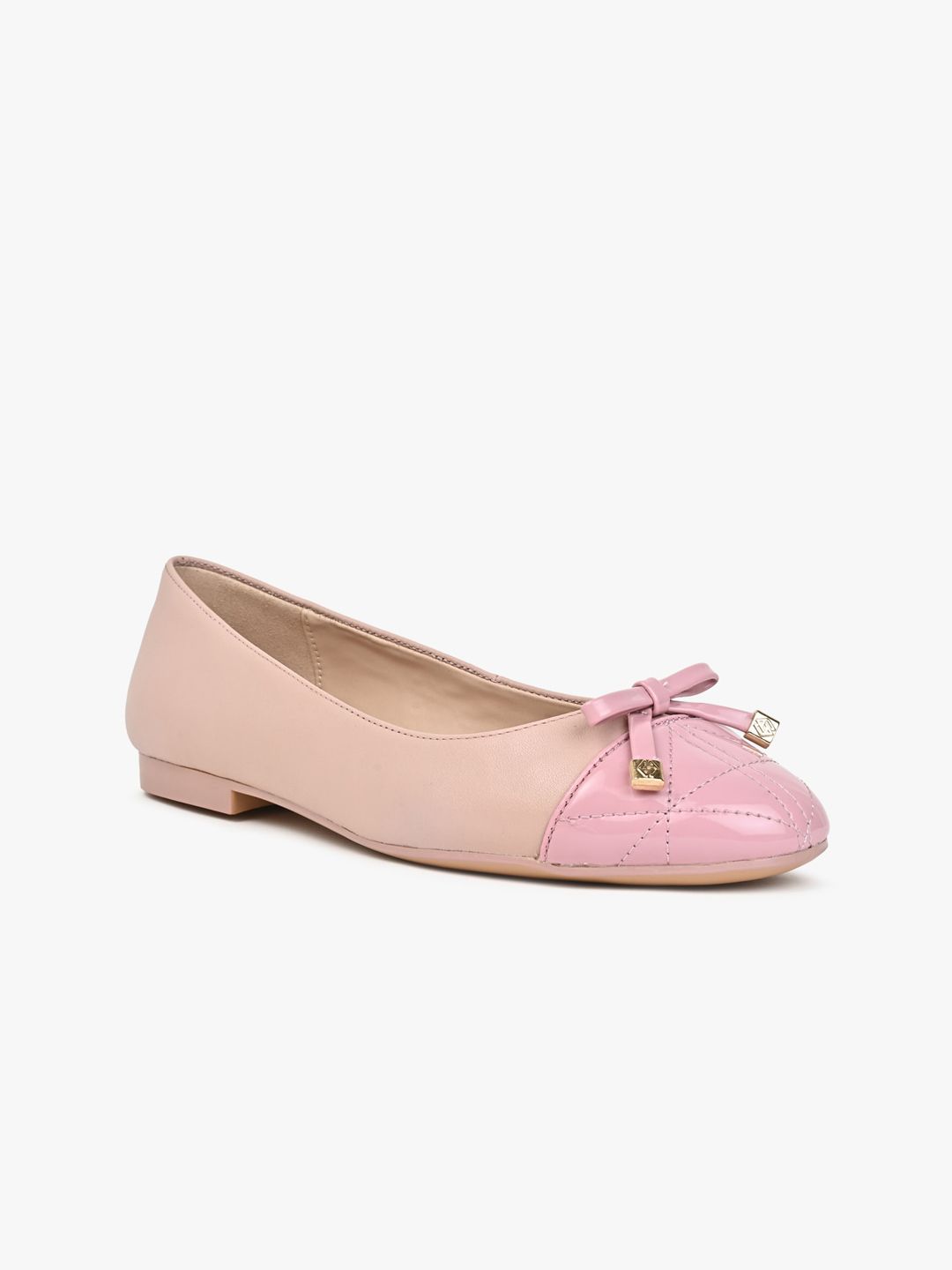 ALDO Cristella Colourblocked Bow Detail Ballerinas