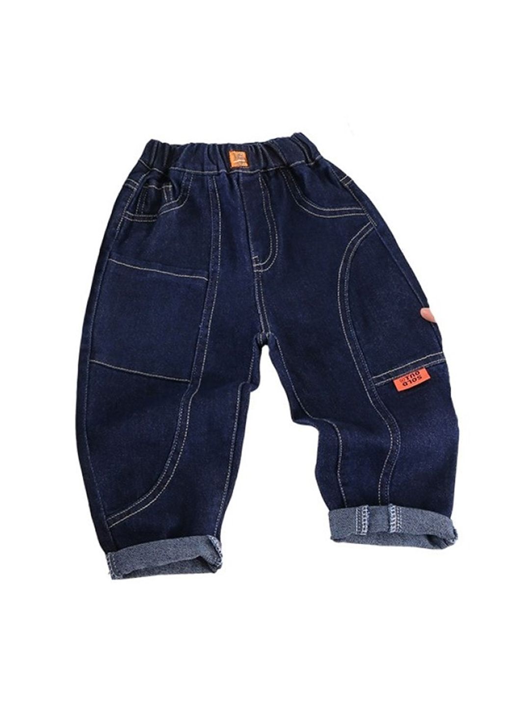 StyleCast Boys Blue Relaxed Fit Clean Look Stretchable Jeans