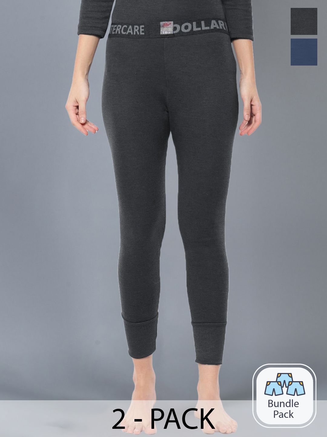 Dollar Women Pack of 2 Cotton Thermal Bottoms