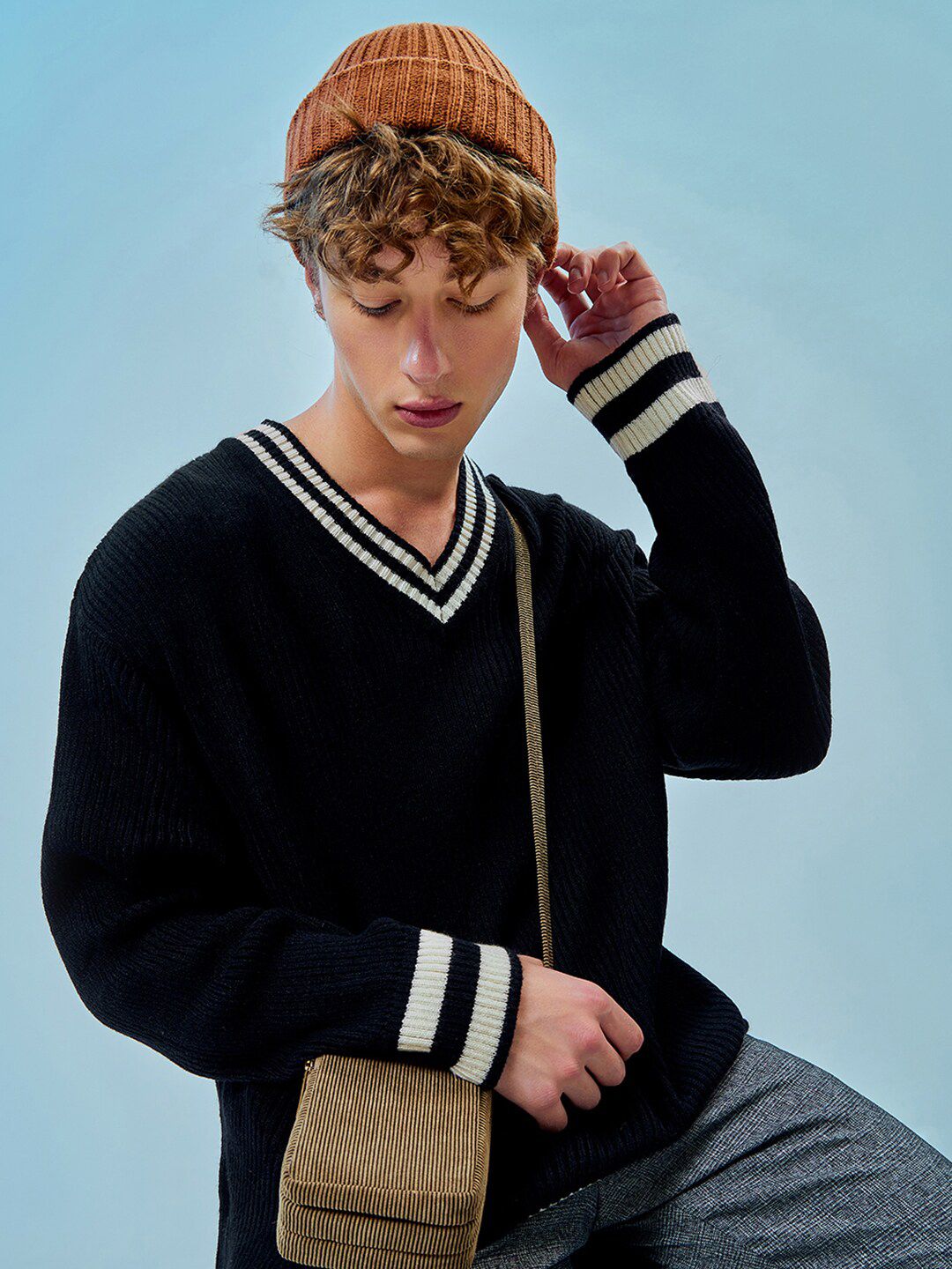 Bewakoof Flatknit Sweater