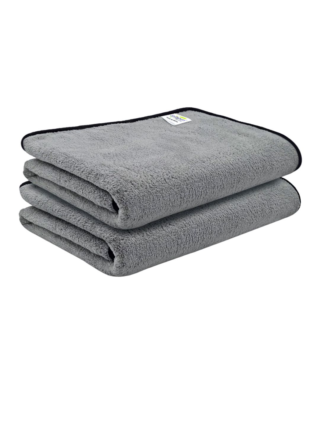 Softspun Microfiber Microfiber 300GSM Lint Free 2PCs Adult Regular Bath Towel-55x28In