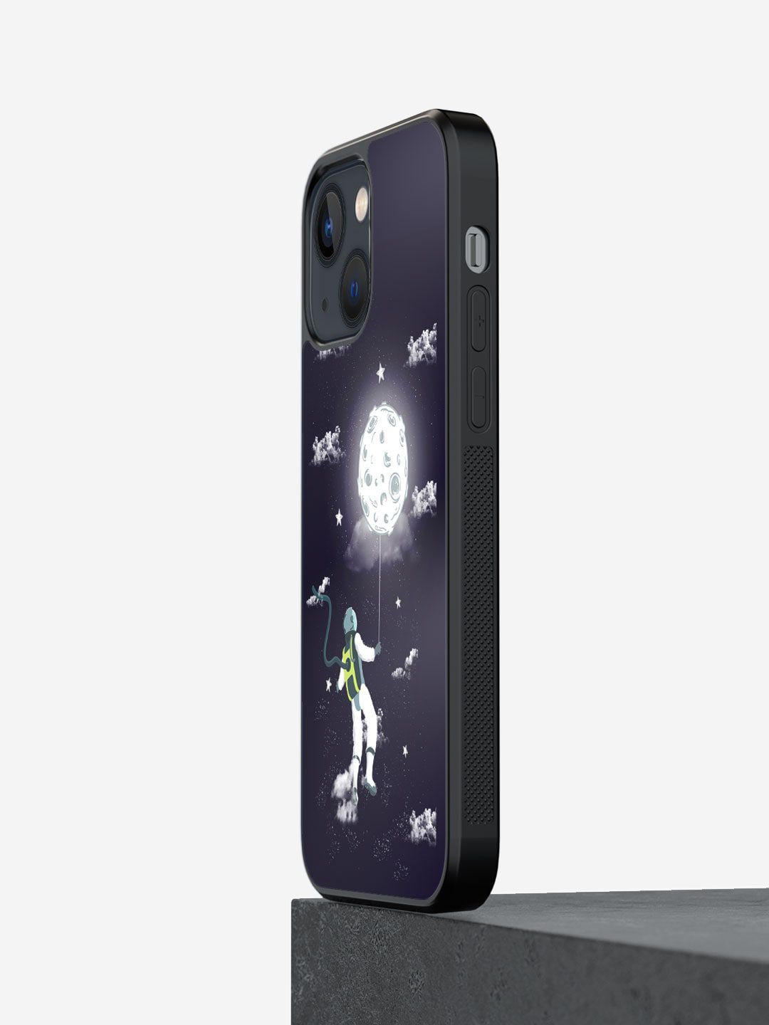 macmerise Spaceman Printed iPhone 13 Phone Bumper Case Cover