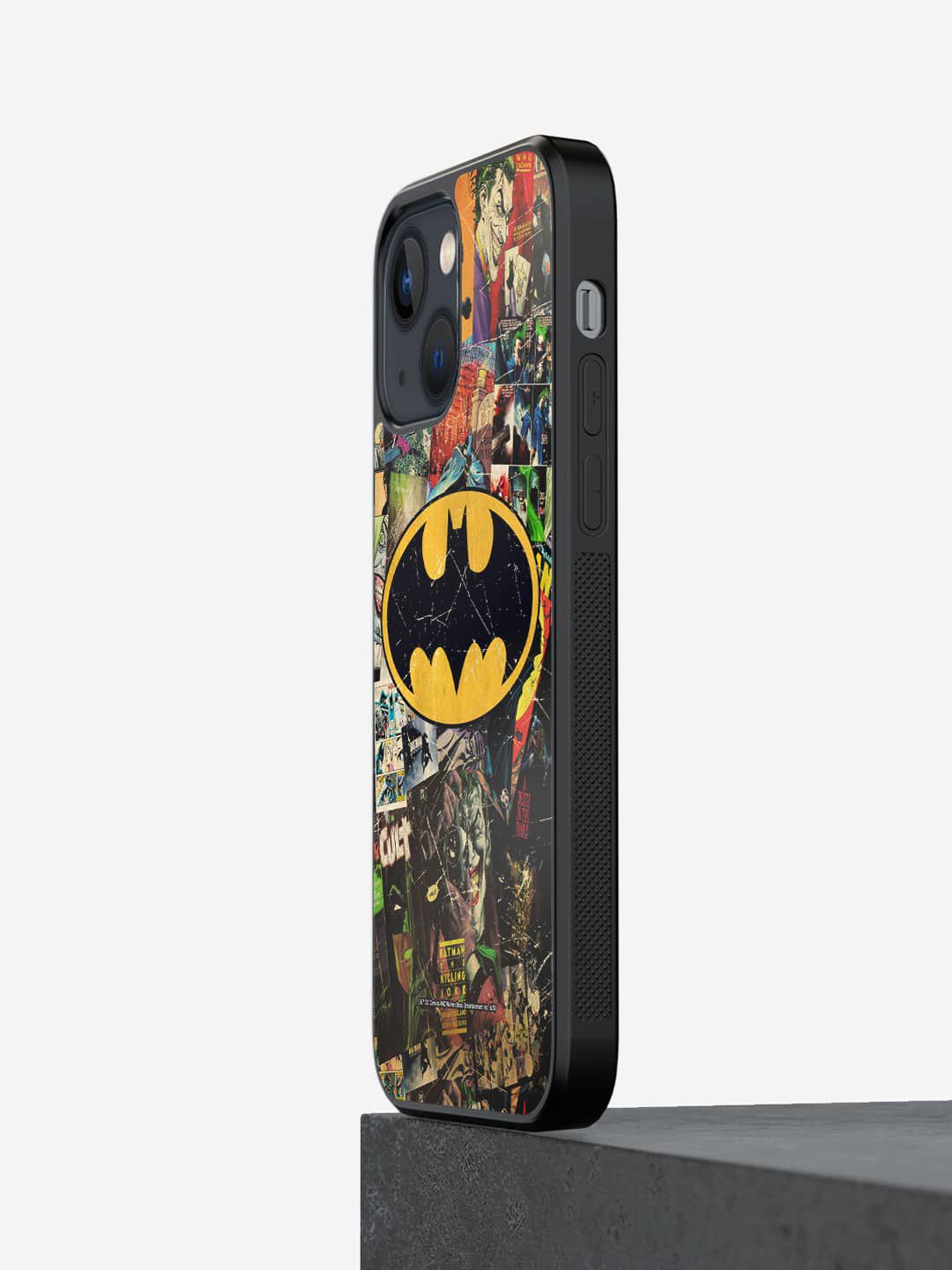 macmerise Comic Bat Printed iPhone 13 Mini Phone Bumper Case Cover