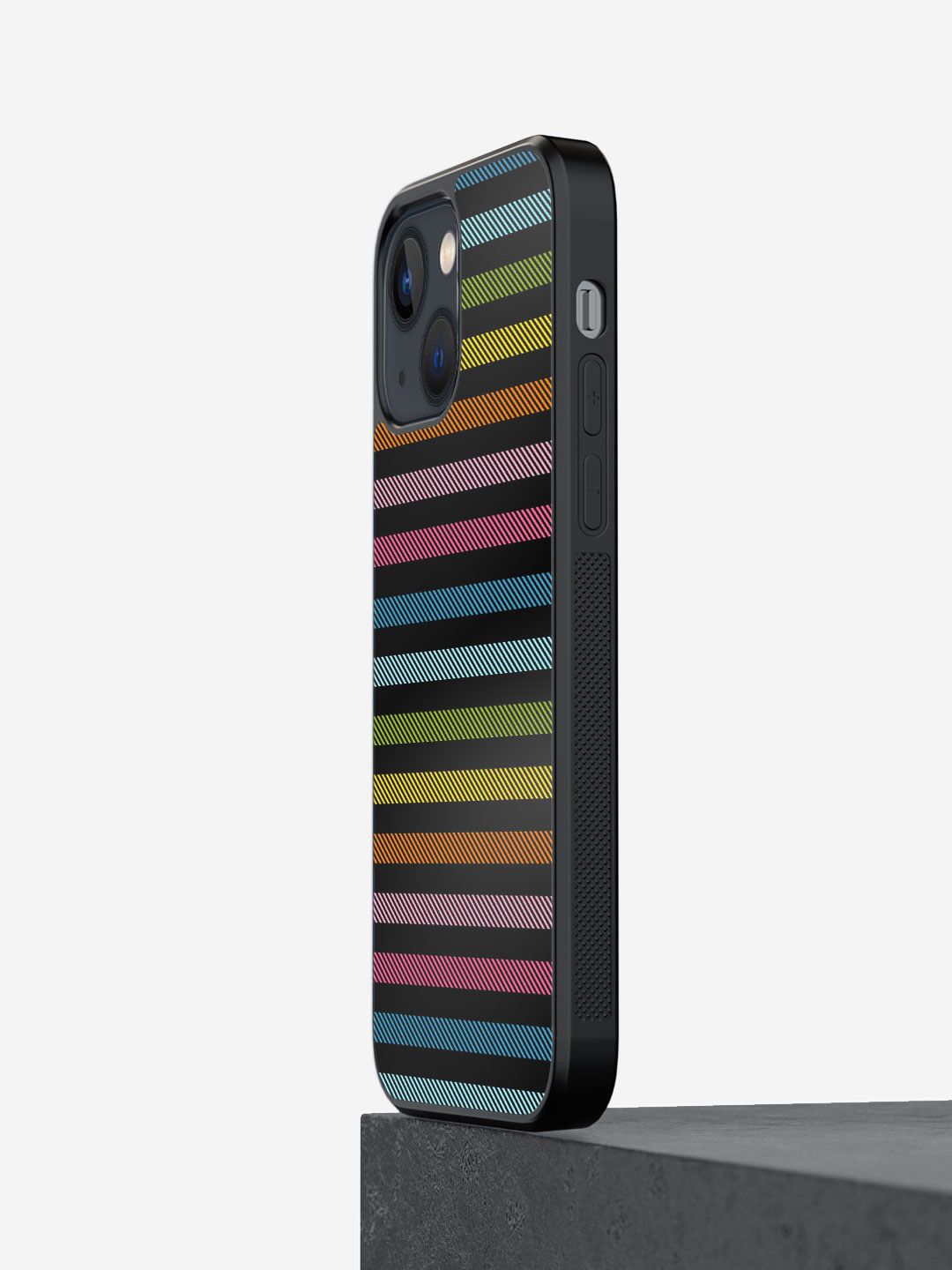 macmerise Striped All the Way iPhone 13 Phone Bumper Case Cover