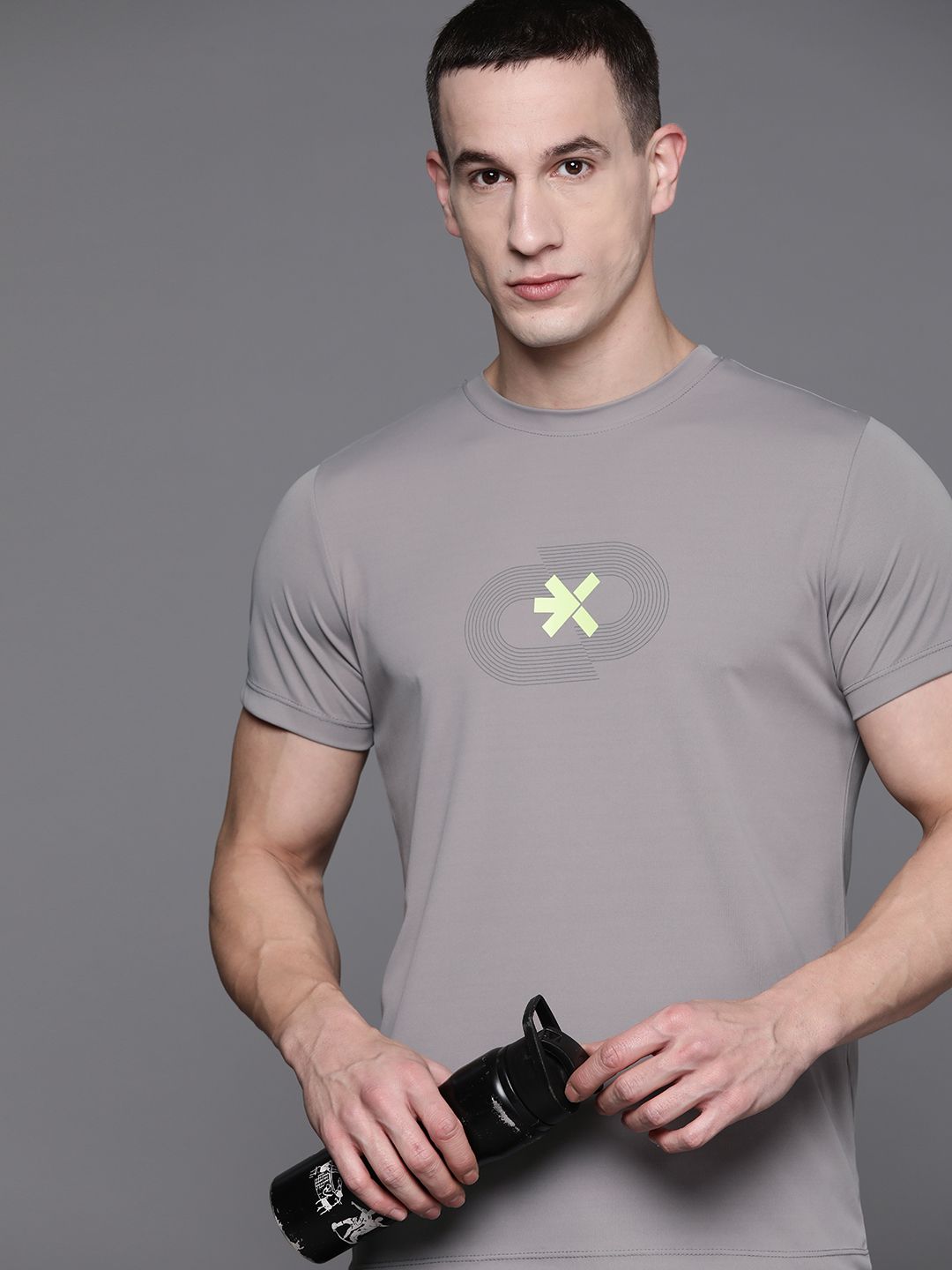 HRX by Hrithik Roshan Printed Rapid-Dry Running T-shirt