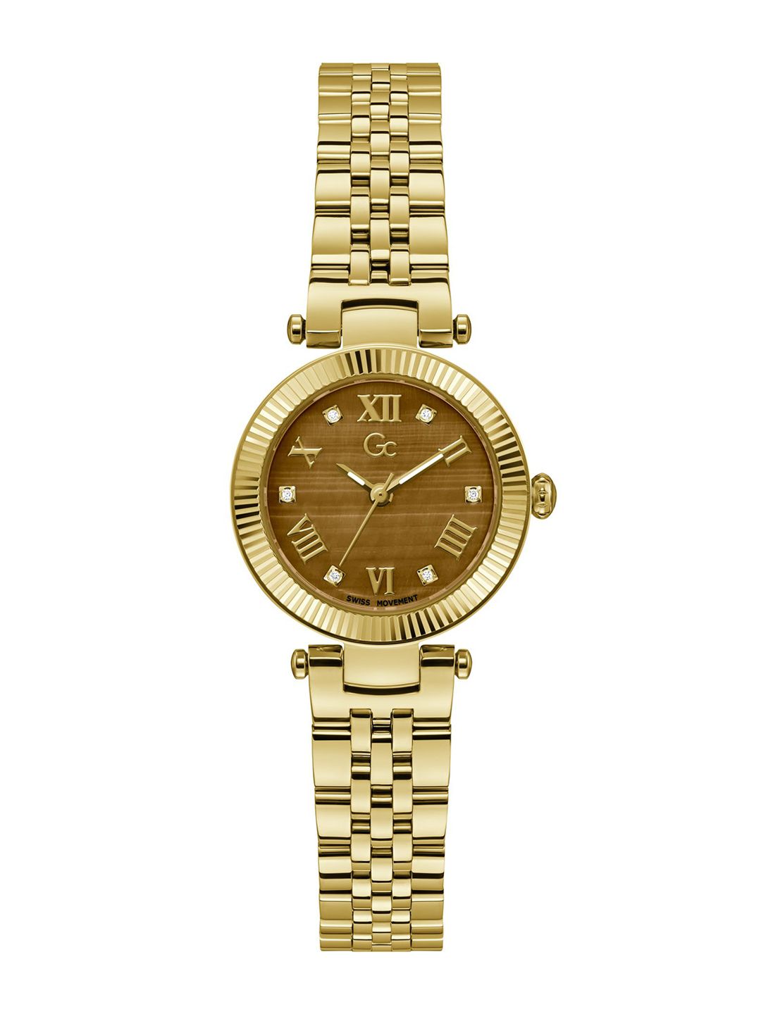 Buy Guess Collection Round 28mm Green Dial Analog Women Watch