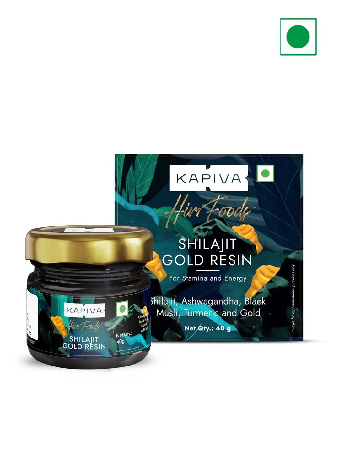 Kapiva Him Foods Shilajit Gold Resin for Stamina & Energy - 40 g Each