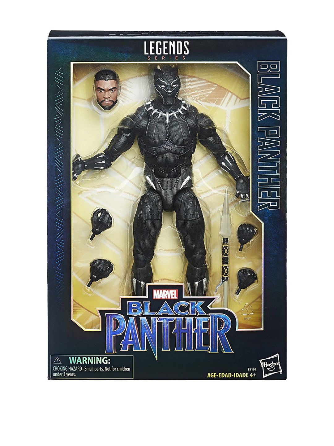 Buy Hasbro Kids Black Marvel Black Panther Action Figure & Play