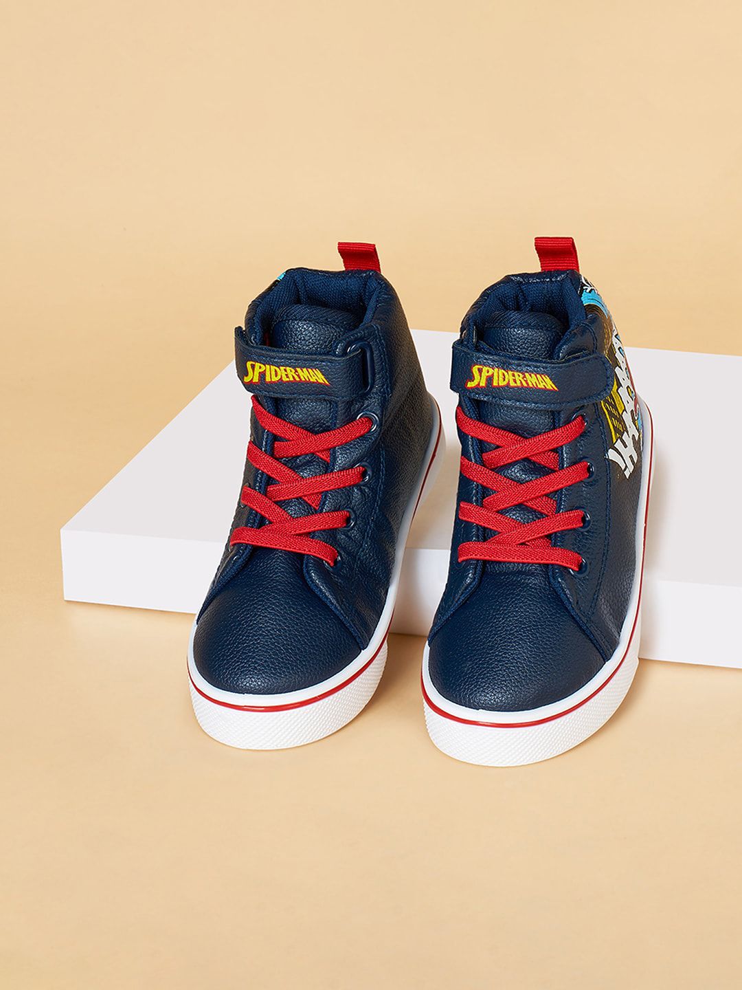 Pantaloons Junior Boys Printed Comfort Insole PU Sneakers