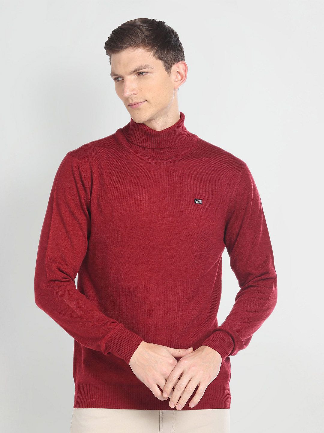 Arrow Sport Turtle Neck Acrylic Pullover