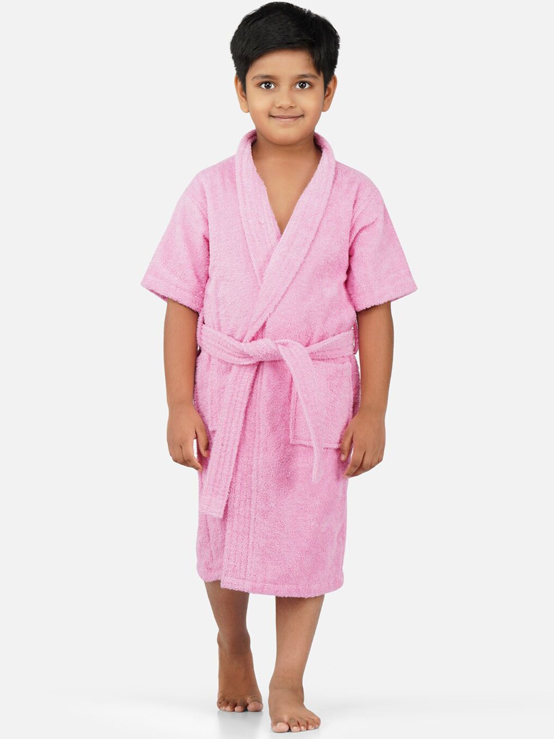 RANGOLI Kids Pure Cotton 400 GSM Ultra-Soft Bath Robe