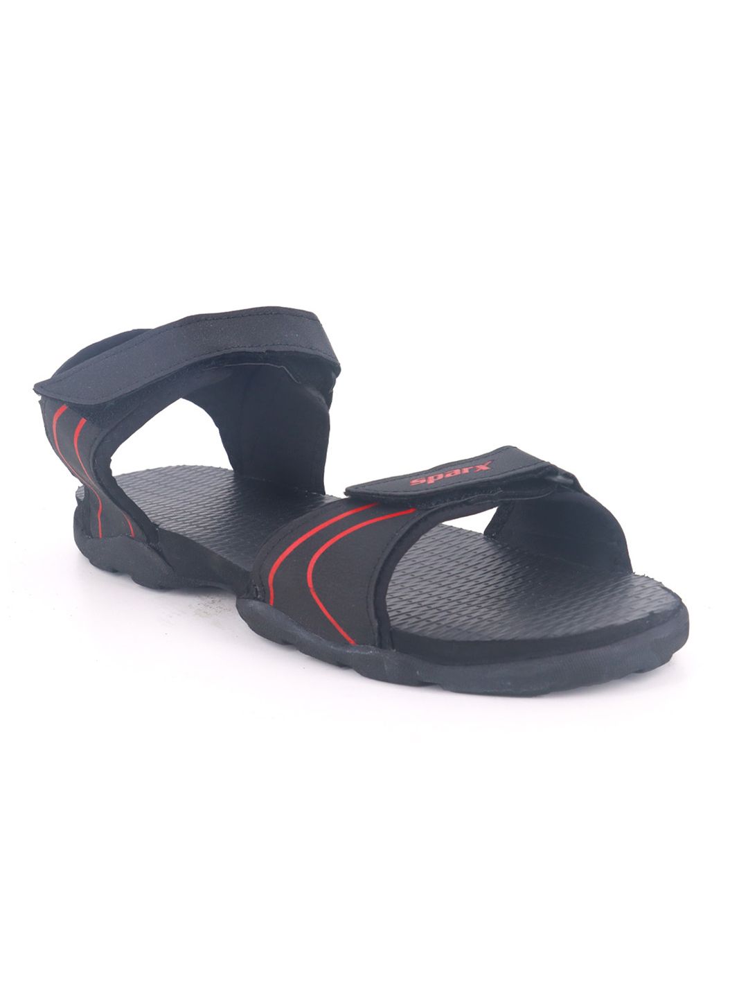 Sparx Men Textured Sports Sandals With Velcro Closure