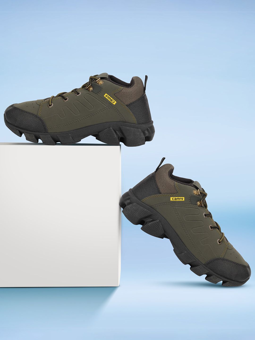 CAMRO Men Lightweight Shock Absorbing Trekking Shoes