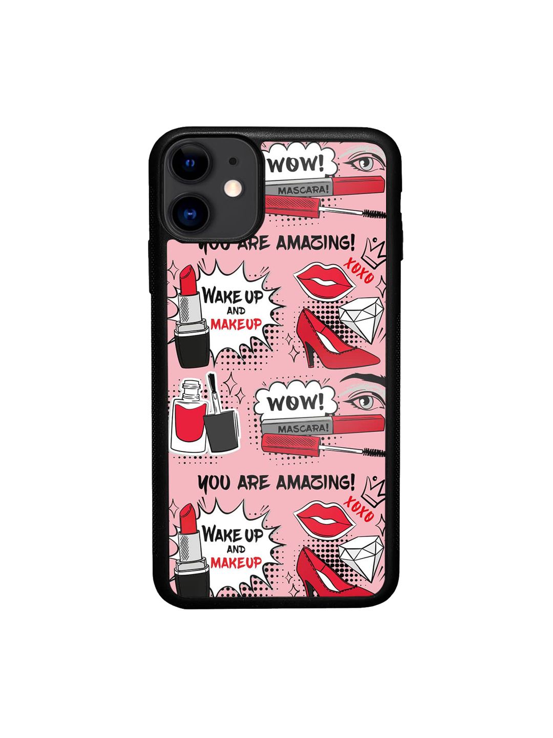 macmerise Wake Up and Make Up iPhone 11 Bumper Case Cover