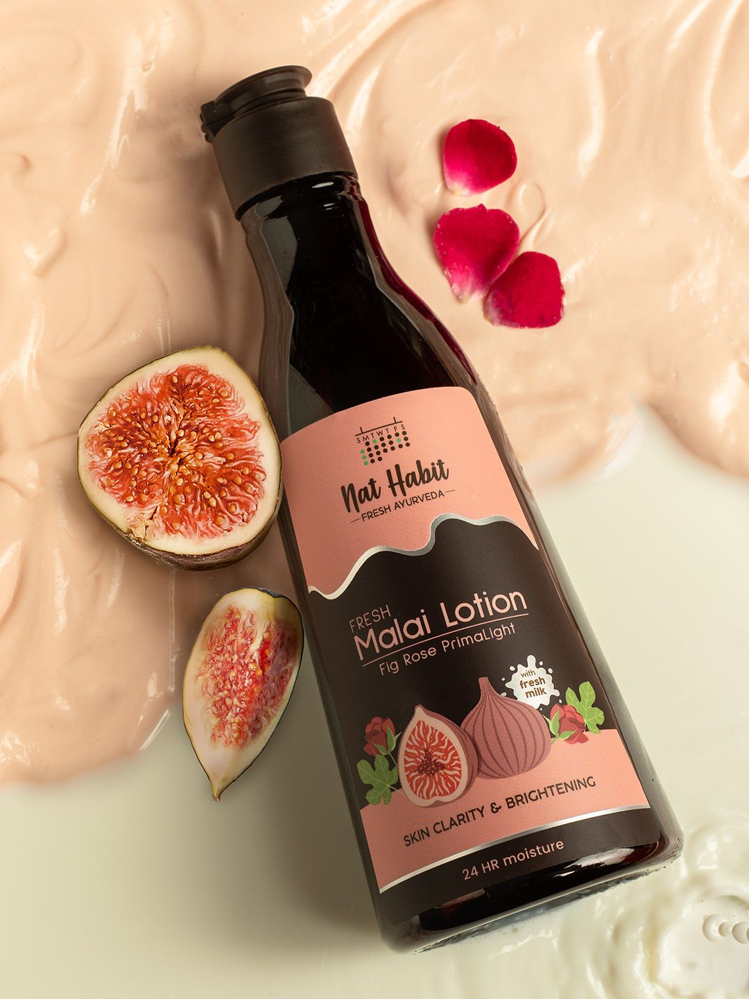 Nat Habit Fig Rose PrimaLight Fresh Malai Lotion - 250g