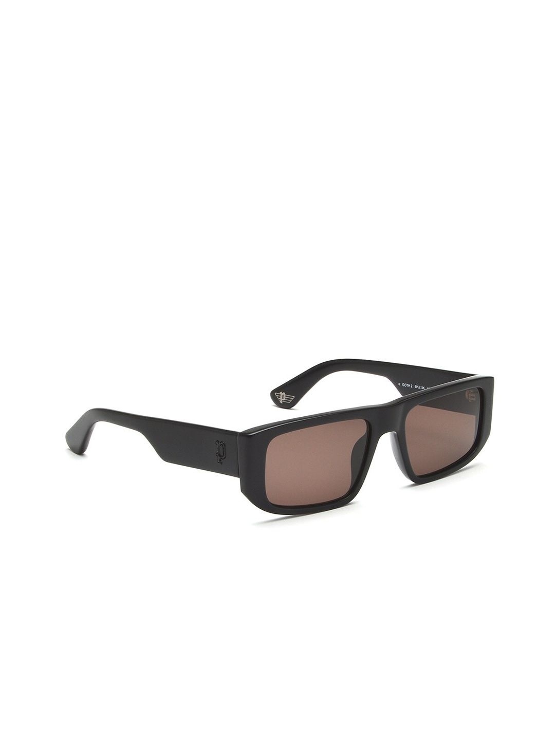 Police Men Rectangle Sunglasses with UV Protected Lens-SPLL13K55700YSG