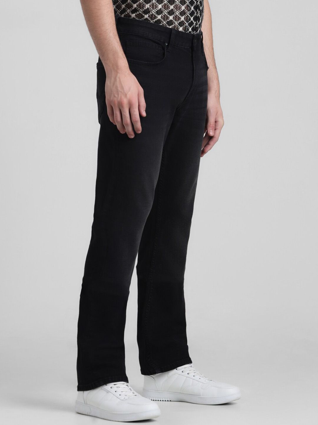 Mid-Rise Clean Look Stretchable Jeans