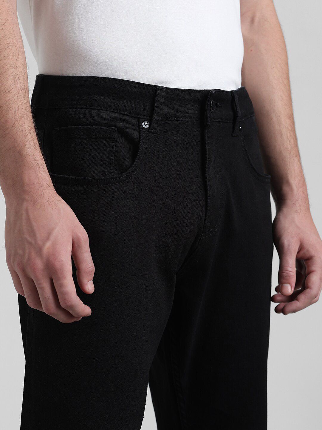 Bootcut Mid-Rise Clean Look Stretchable Jeans