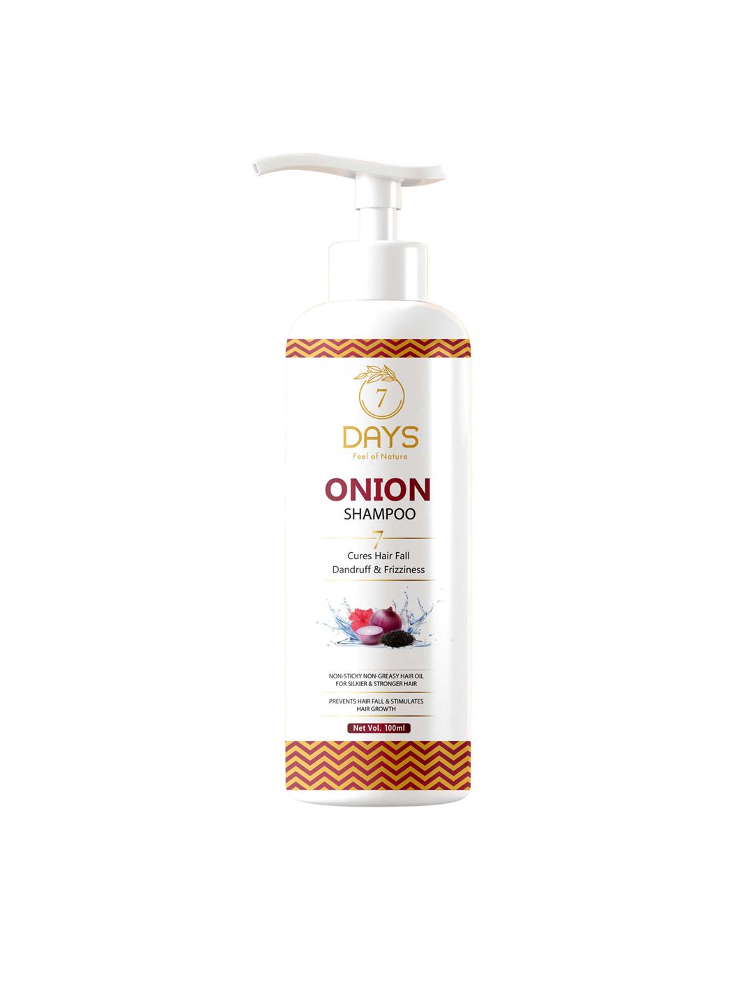 7 DAYS Onion Shampoo For Hair Fall - 100ml
