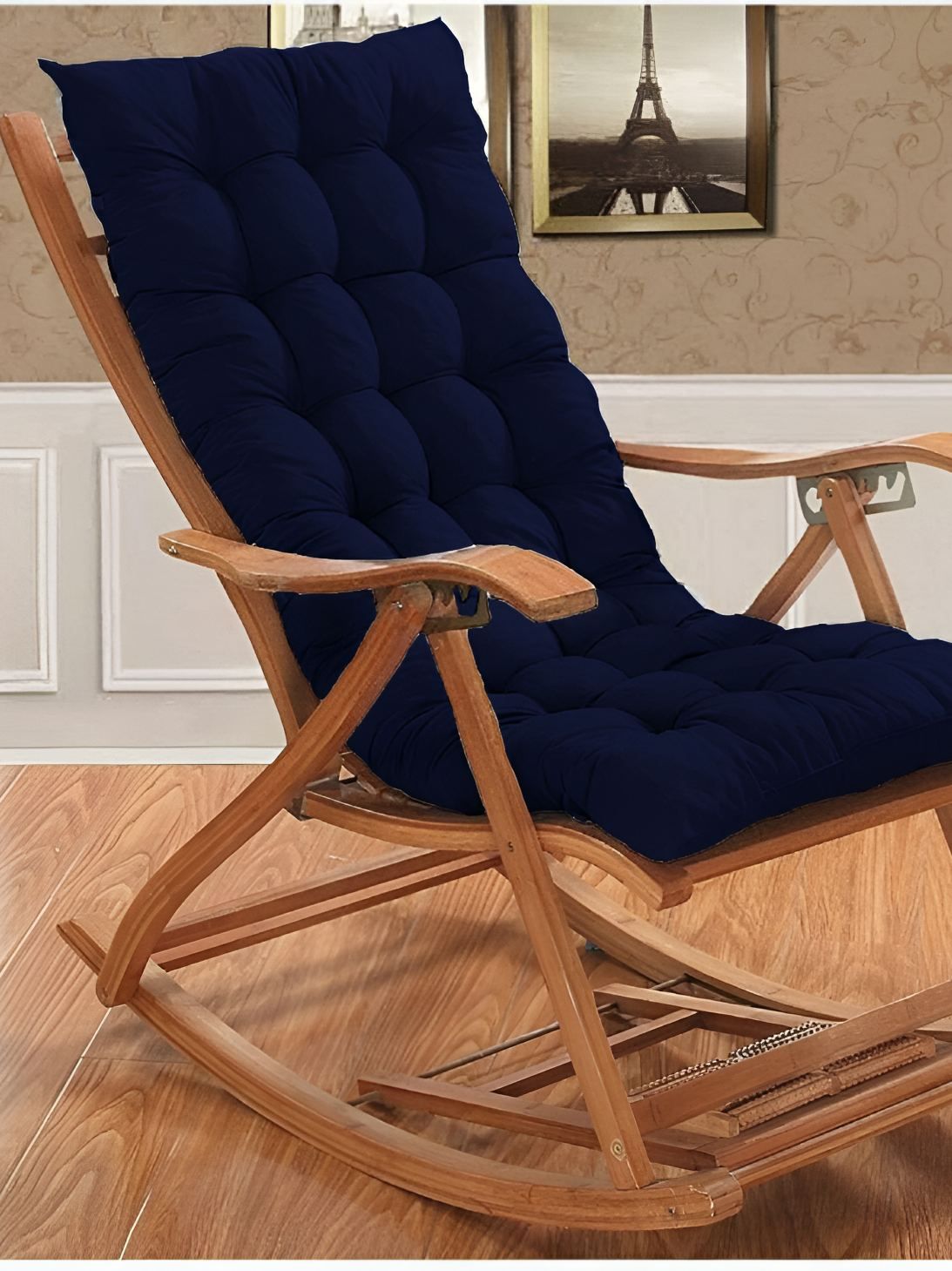 DADDY COOL Navy Blue Rocking Chair Cushion