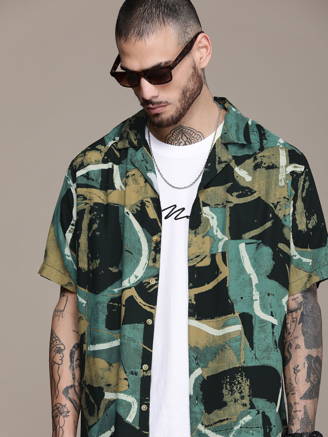 WROGN Printed Casual Shirt
