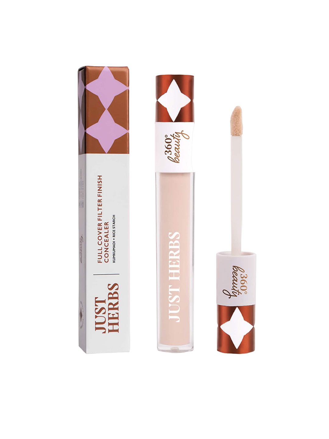 Just Herbs 360 Beauty Full Cover Filter Finish Concealer - 5ml - Vanilla 01