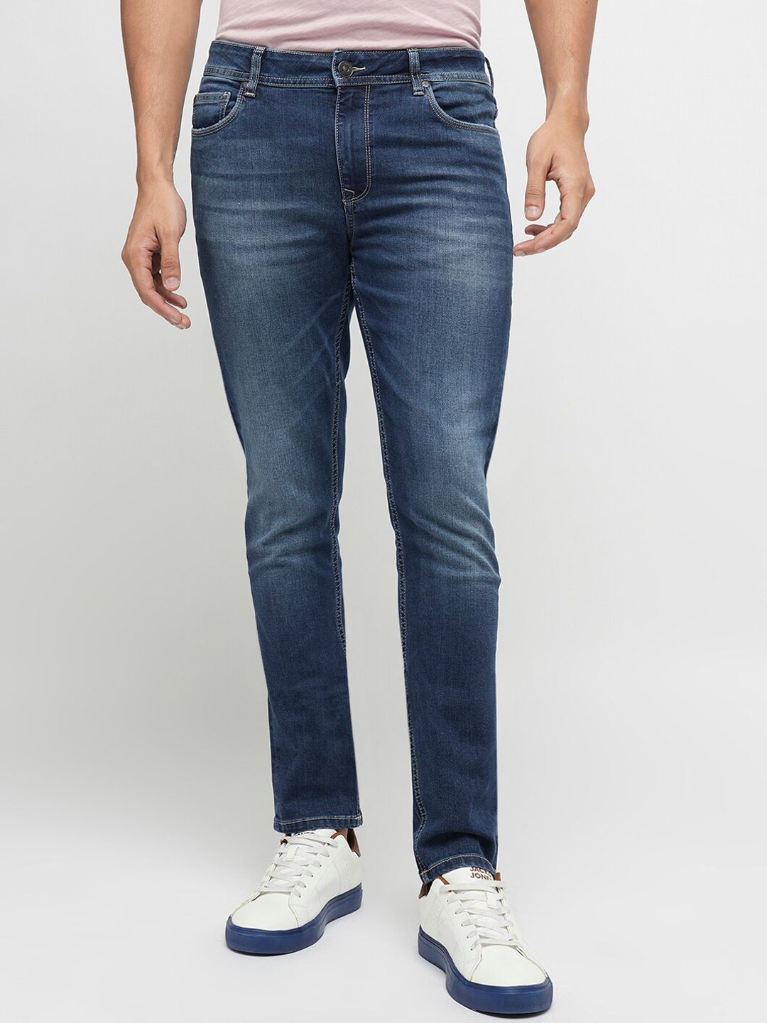 Jack & Jones Men Slim Fit Light Fade Comfort Stretchable Jeans