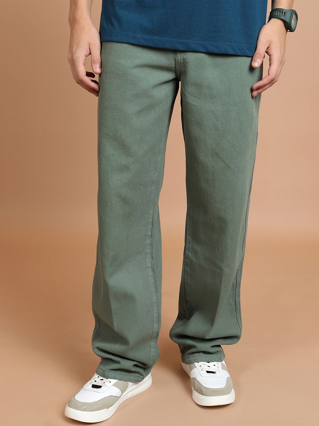 HIGHLANDER Men Relaxed Fit Cotton Jeans