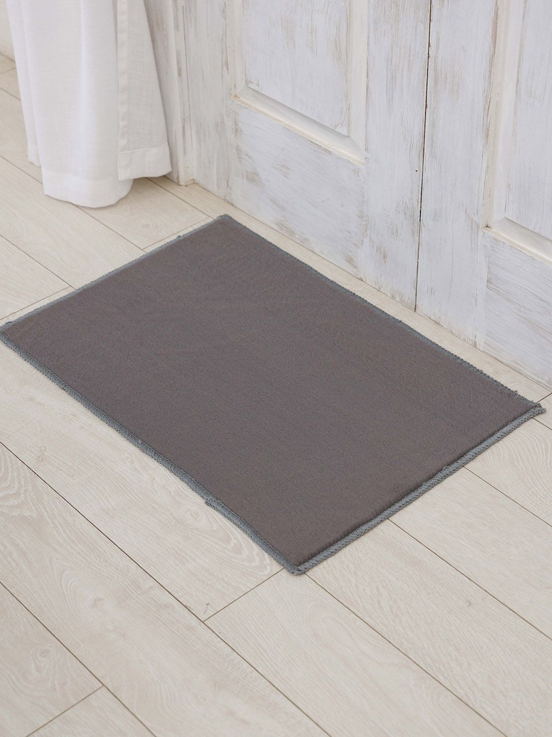 Ariana Grey Texture 1000 GSM Microfiber Bath Rugs