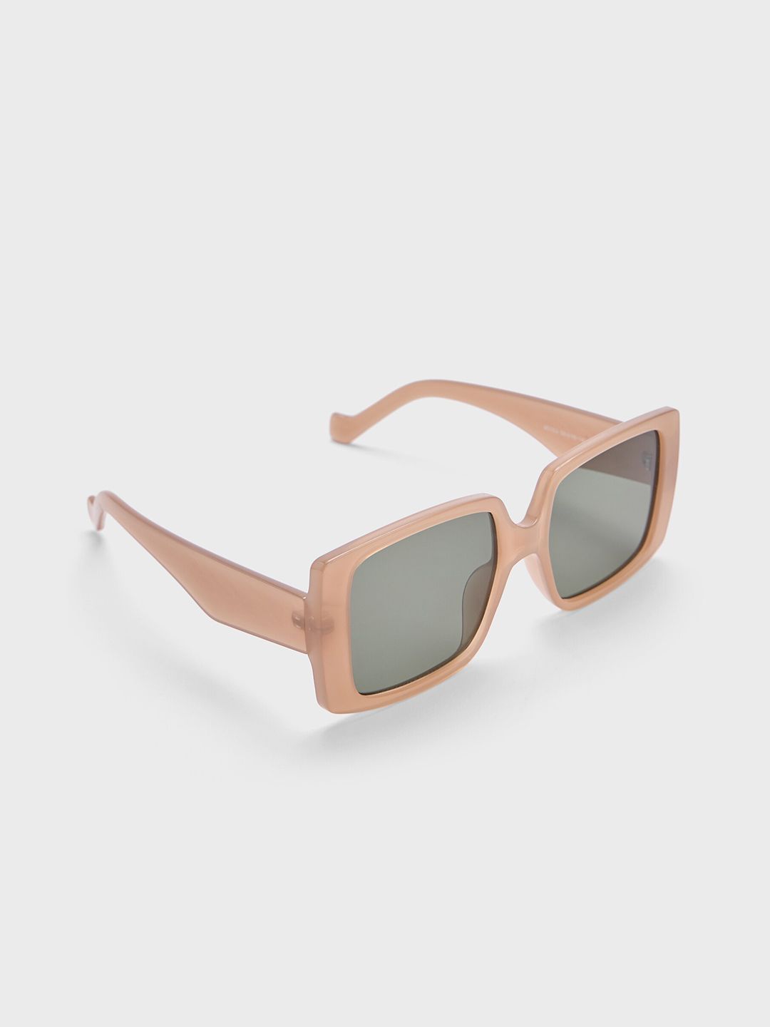 20Dresses Women Beige Oversized Square Sunglasses