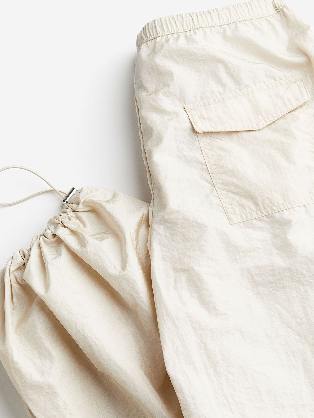 Buy H&M Women Nylon Parachute Trousers - Trousers for Women