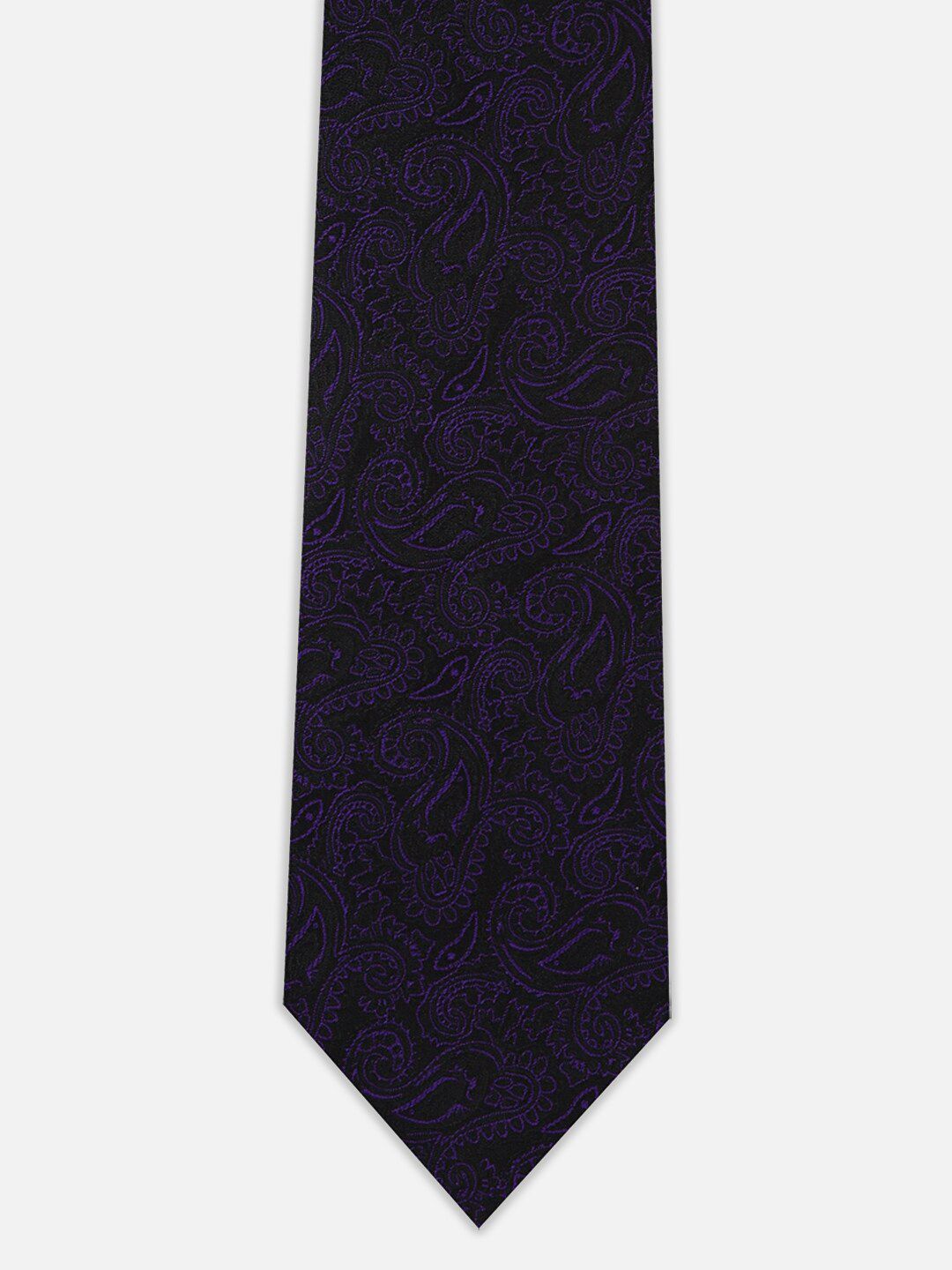 Peter England Ethnic Motif Embroidered Casual Broad Tie