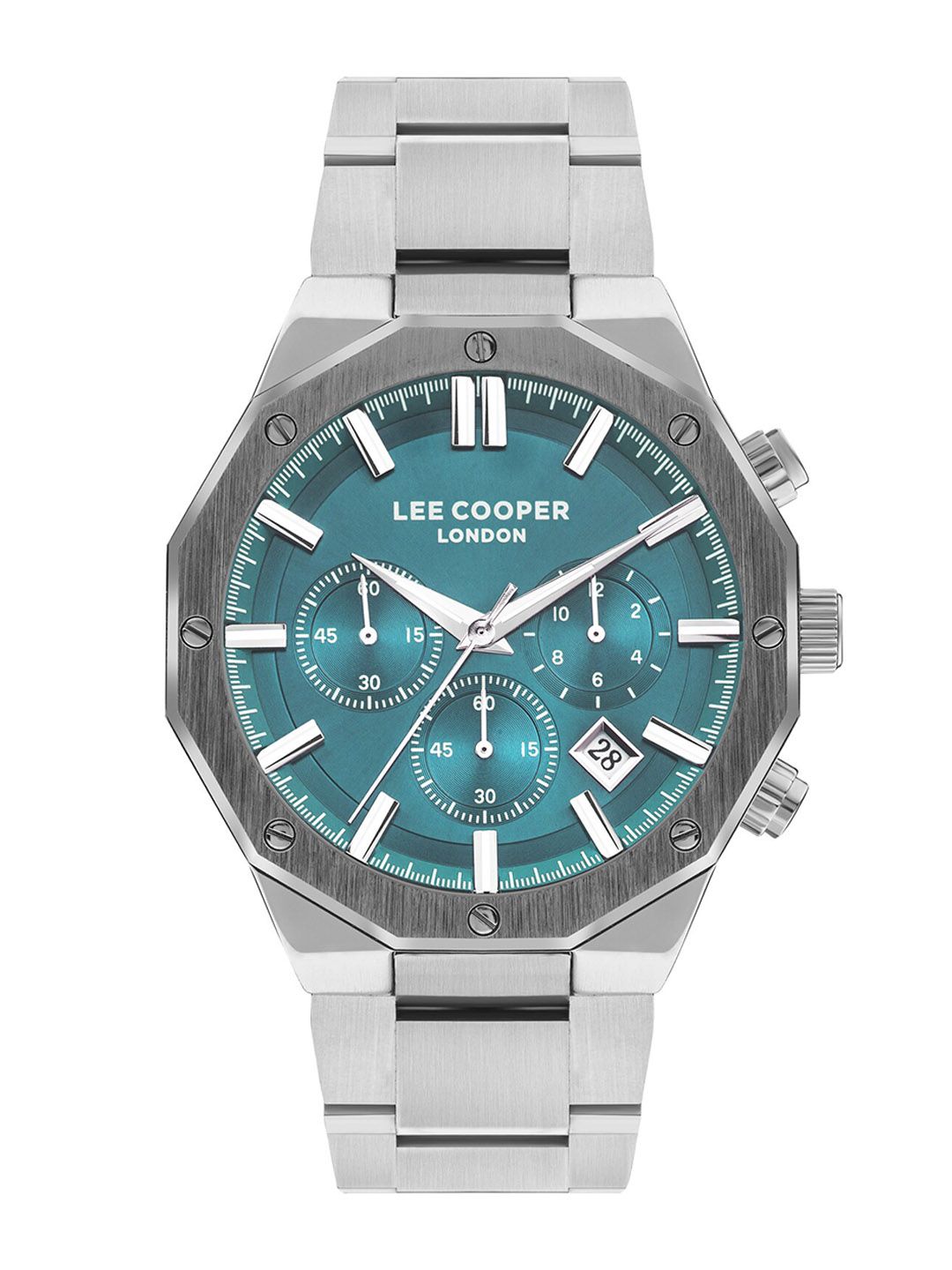 Buy Lee Cooper Men Bracelet Style Straps Analogue Chronograph