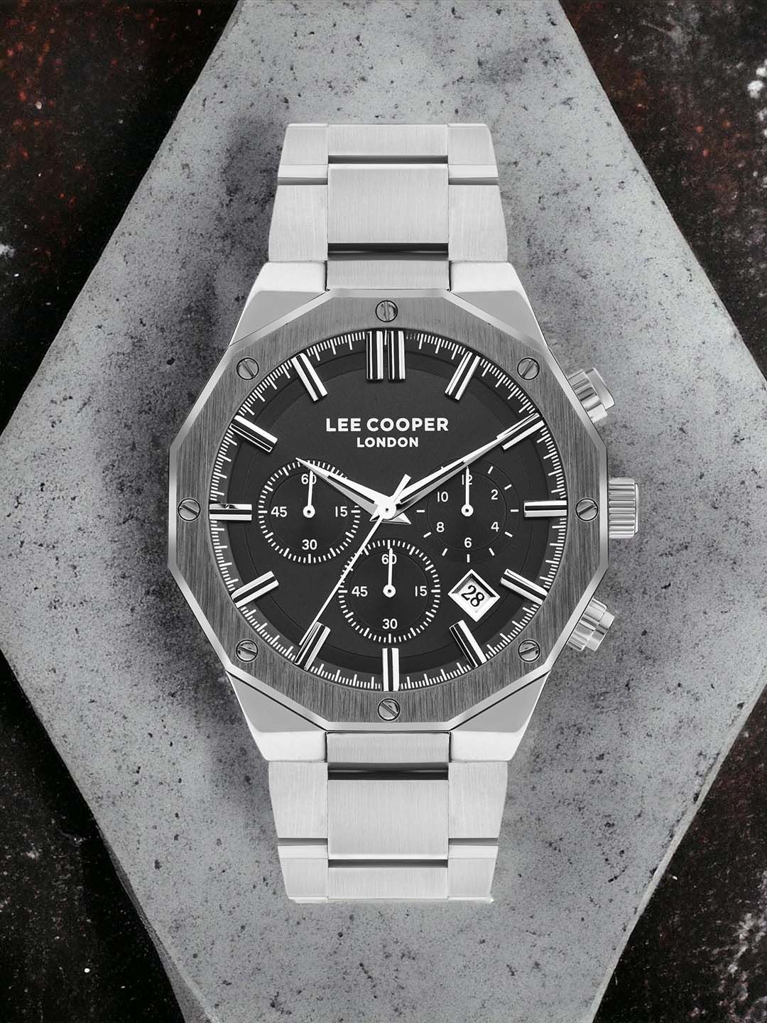 Buy Lee Cooper Men Stainless Steel Bracelet Style Strap Analogue