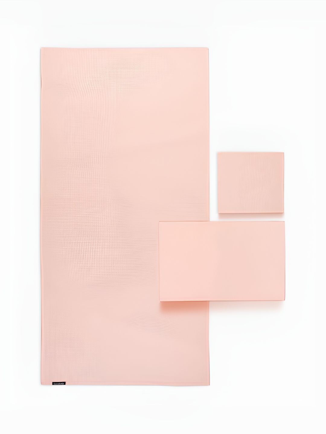 Liveology Pink 3 Pieces Solid 200 GSM Towel Set
