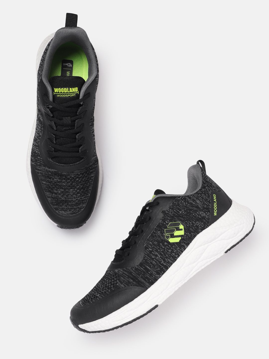 Woodland Men Woven Design Running Shoes
