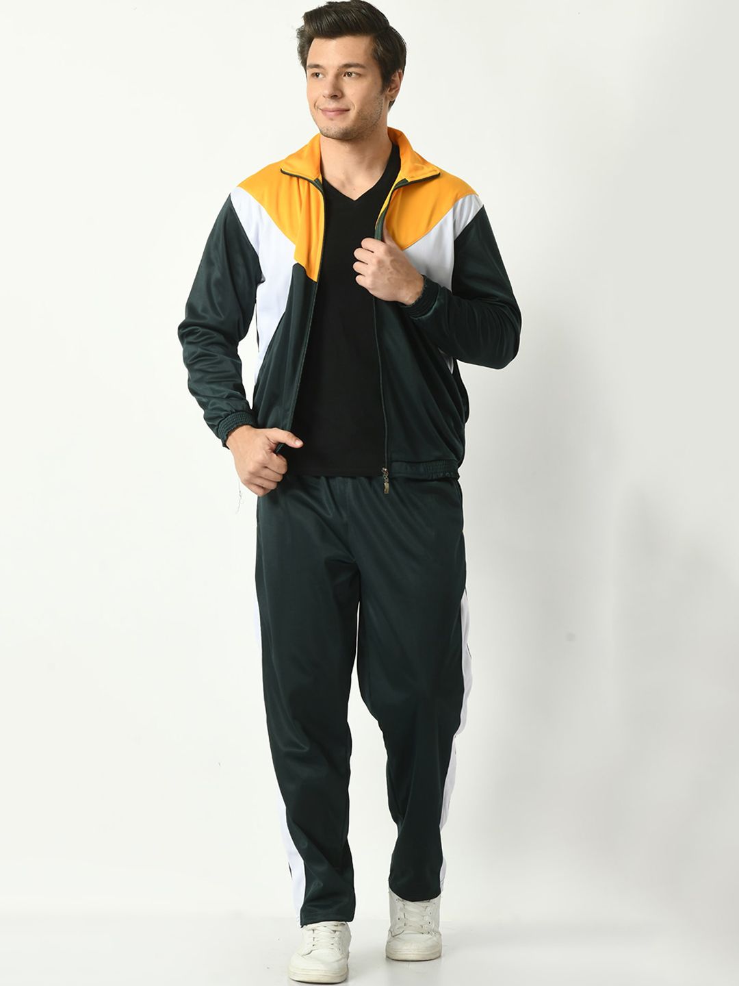 BAESD Colourblocked Zipper Tracksuit