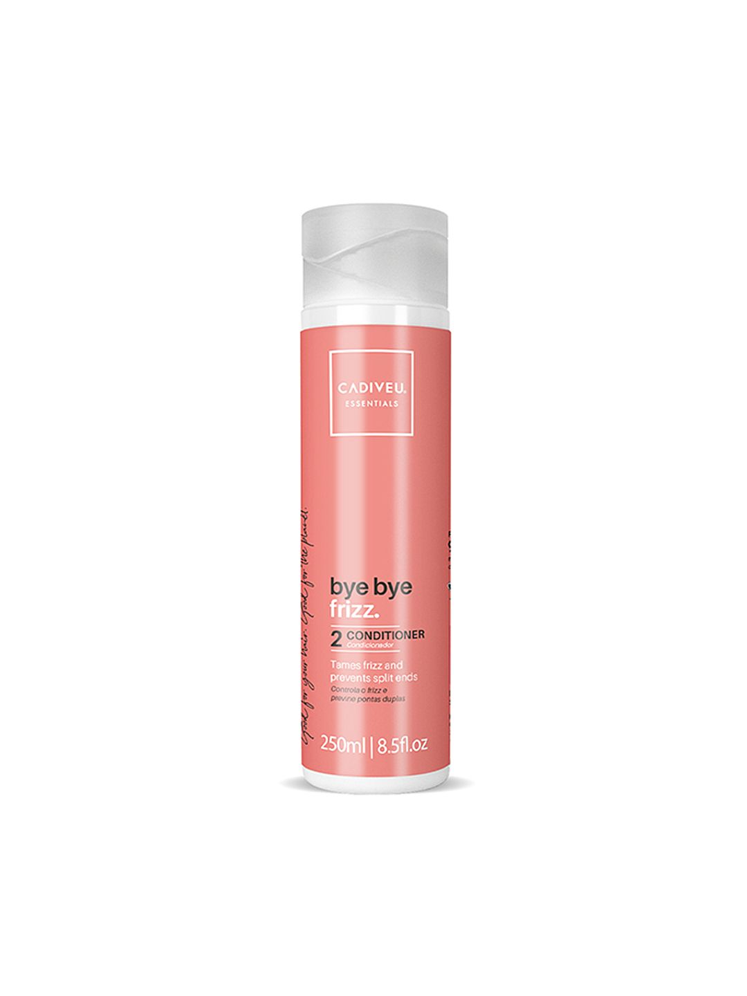 CADIVEU Bye Bye Frizz Hair Conditioner with Wheat Germ Oil - 250 ml