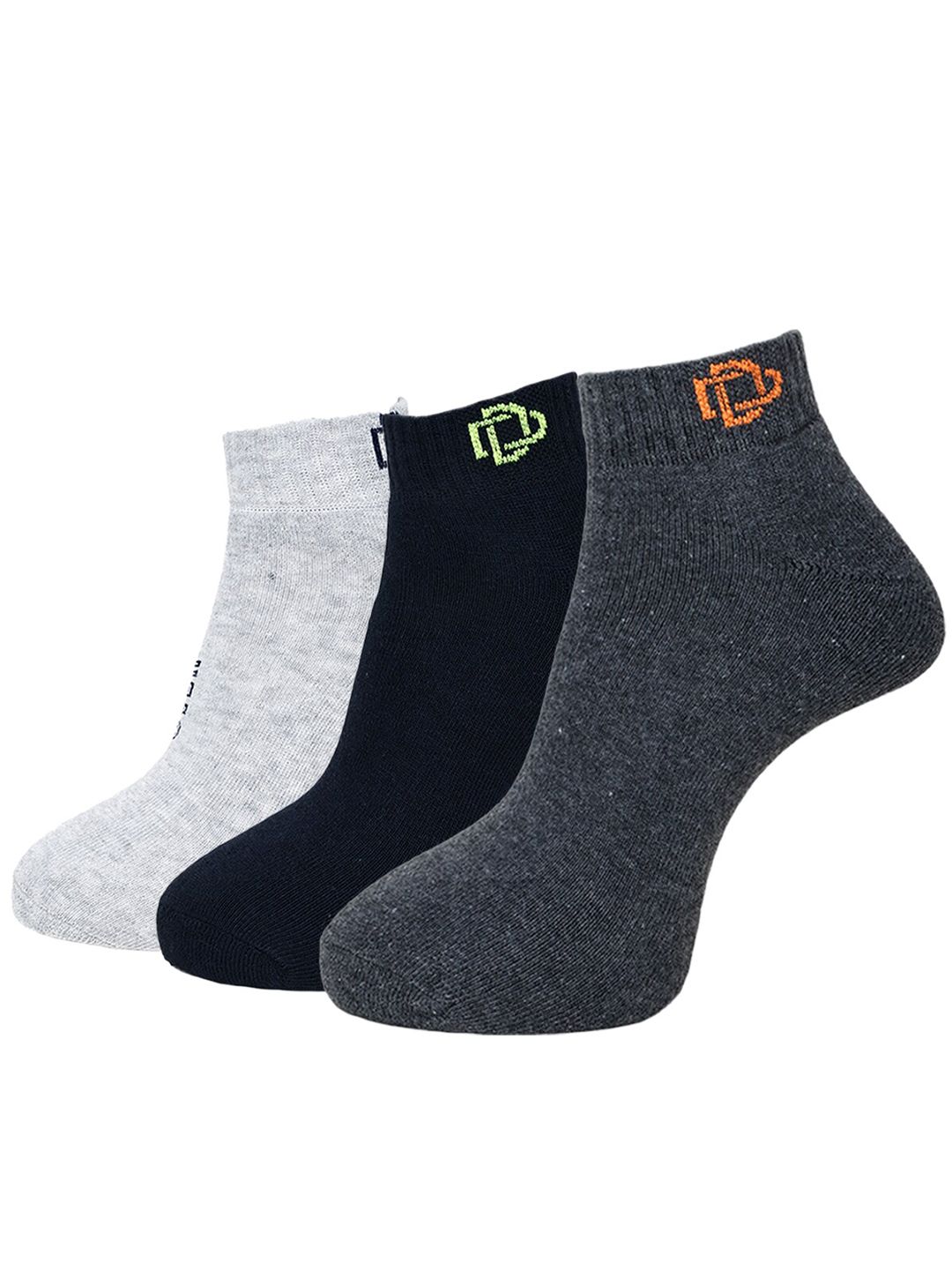 Dollar Socks Men Pack Of 3 Ankle-Length Socks