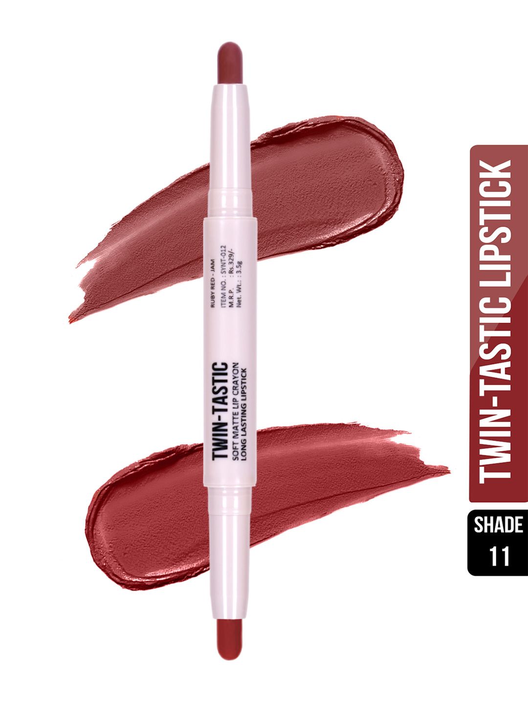SHRYOAN Twin-Tastic Soft Matte Lip Crayon 3.5g - SH11