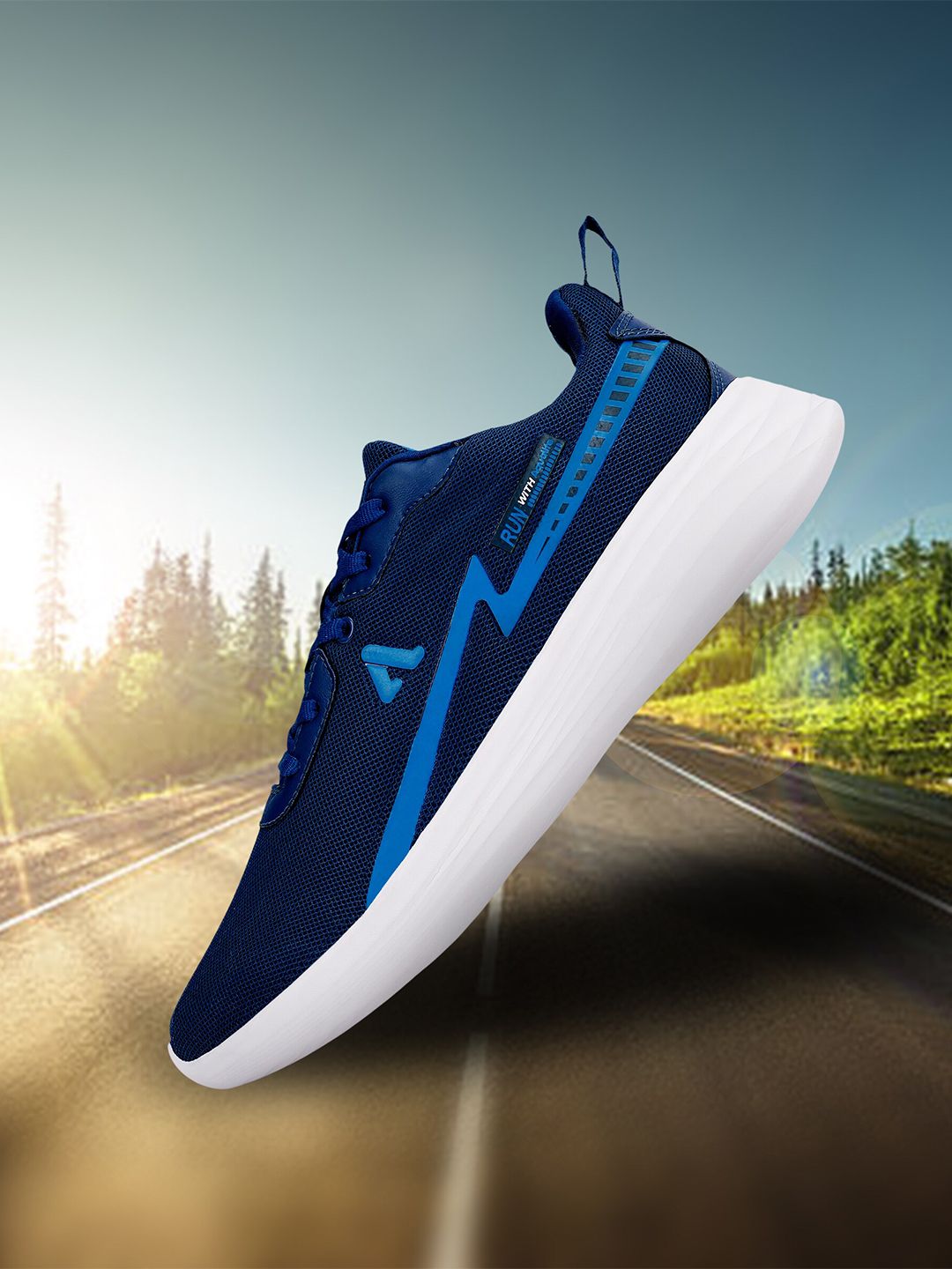 Aqualite Men Mesh Feather Weight Running Shoes