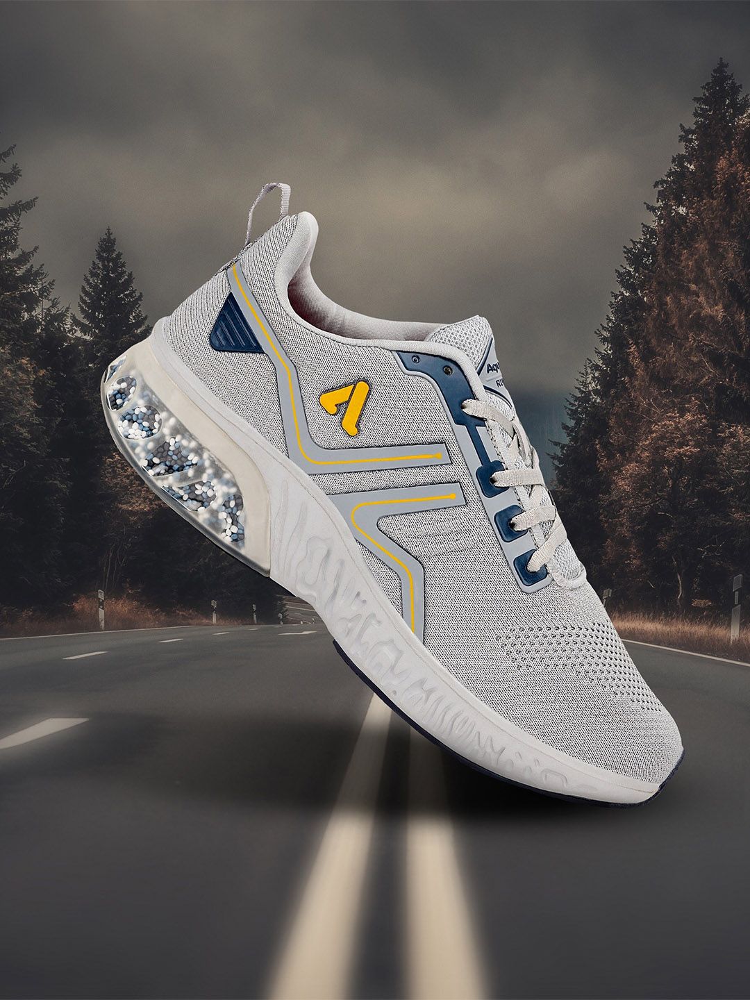 Aqualite Men Max Cushioning Revitalizing Bounce Lightweight Running Shoes