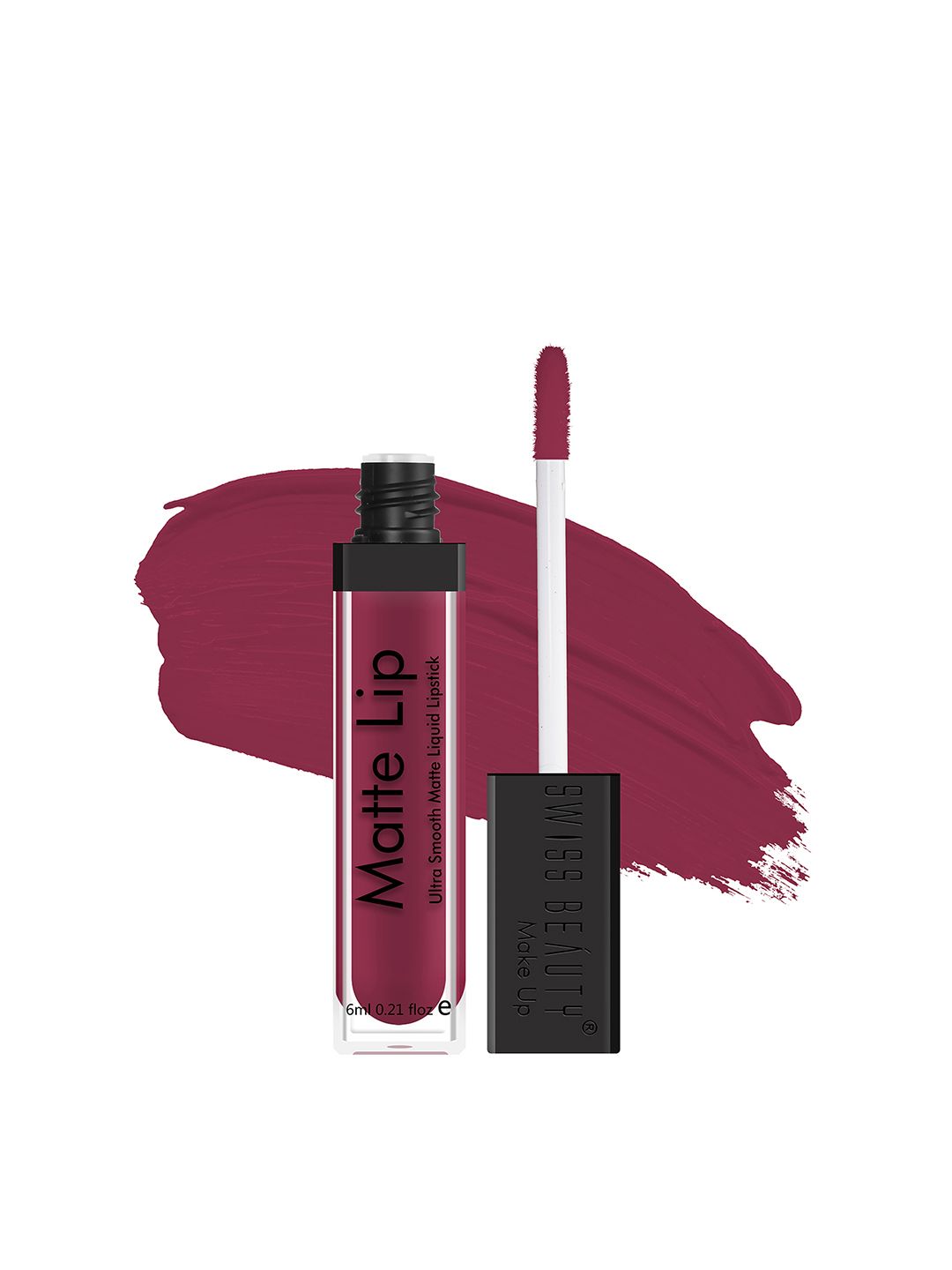 SWISS BEAUTY Matte Lip Ultra Smooth Long-lasting Liquid Lipstick 6ml - Berry Boom