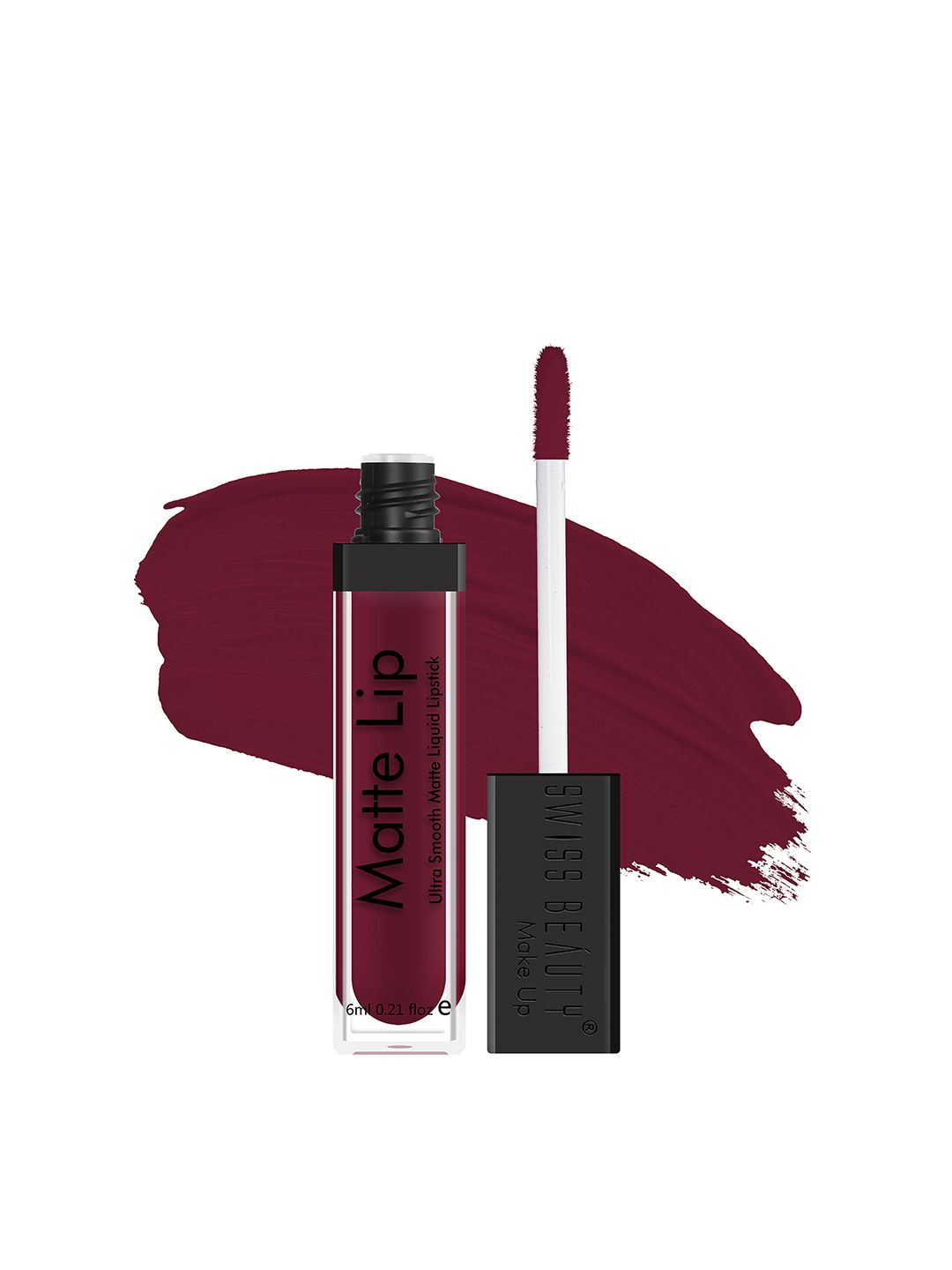 SWISS BEAUTY Matte Lip Ultra Smooth Long-lasting Liquid Lipstick 6ml - Manogany