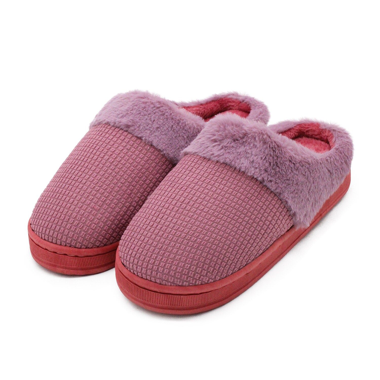 JENNA Women Self Design Warm Fur Room Slippers