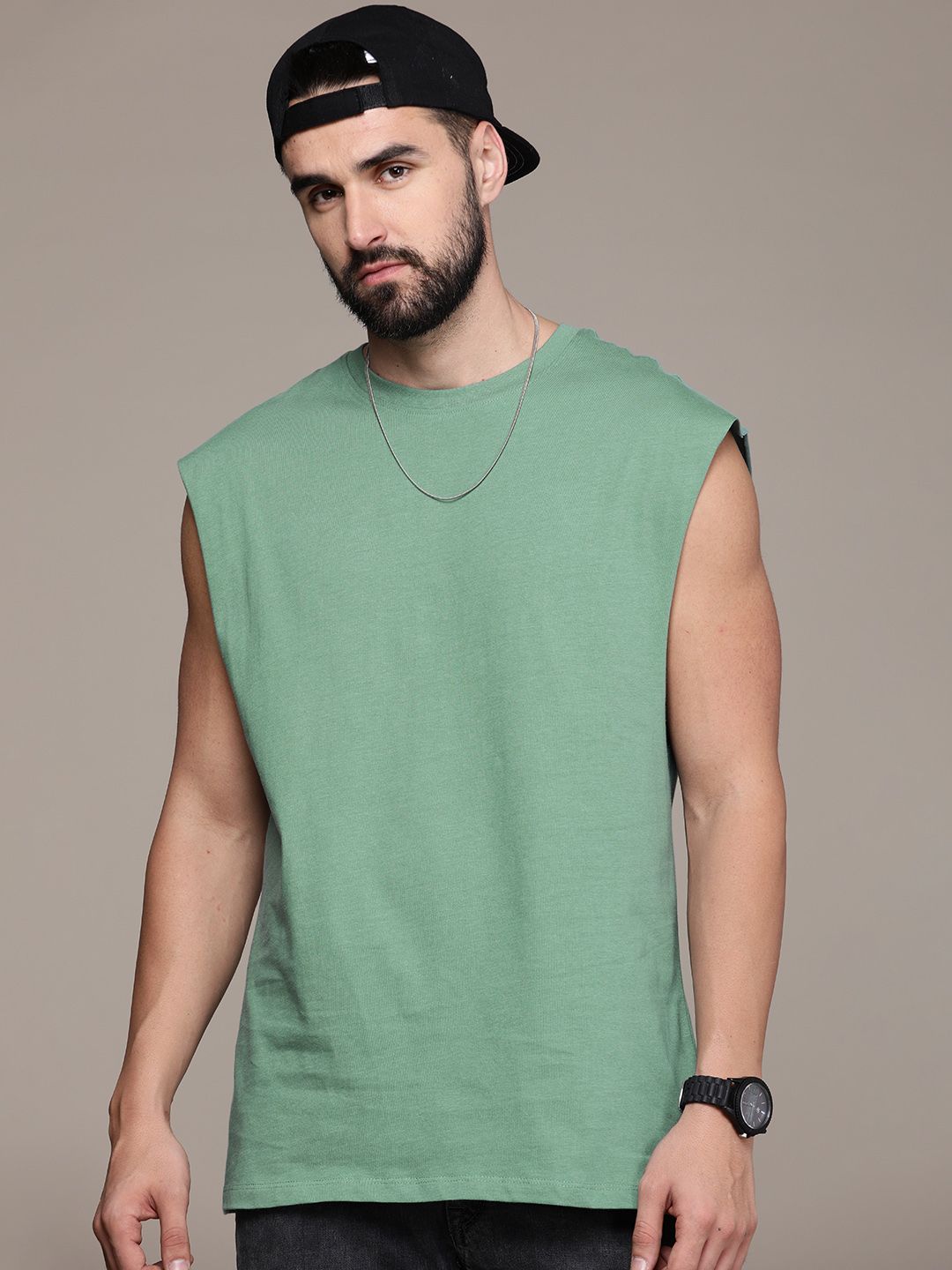 The Roadster Life Co. Relaxed Fit Pure Cotton T-shirt