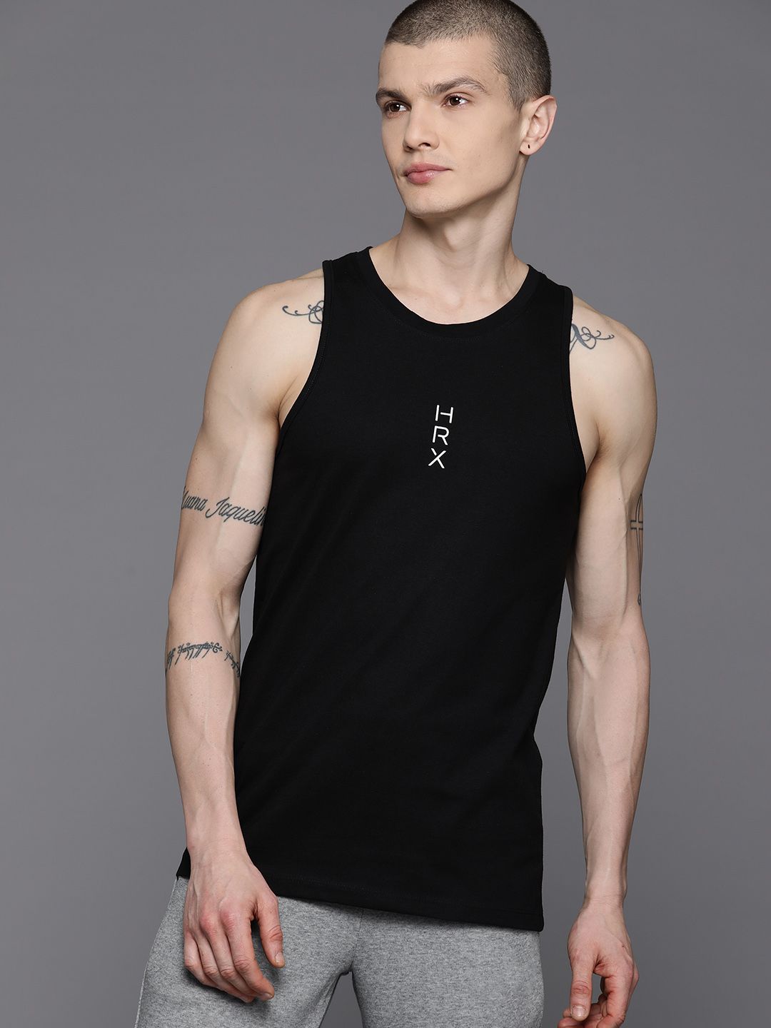 HRX by Hrithik Roshan Rapid-Dry Yoga Tank T-shirt