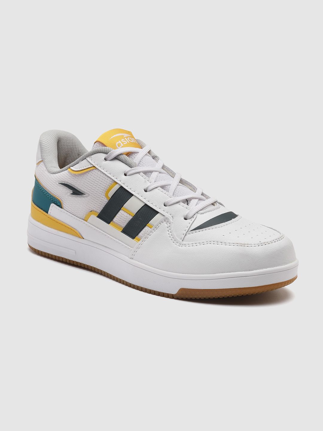 Buy ASIAN Men JASPER-18 Colourblocked Memory Foam Insole Sneakers