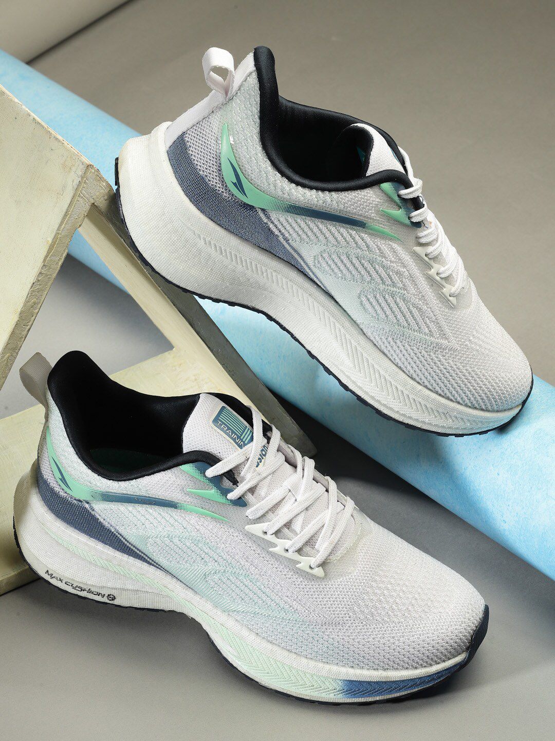 ASIAN ASIAN Men HYPERCUSHION-01 Lace-Up Running Shoes