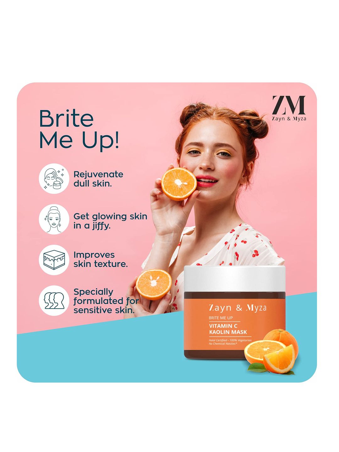 Buy ZM Zayn & Myza Brite Me Up Set Of 2 Vitamin C Face Wash